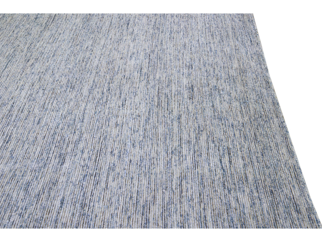 Modern Bamboo & Silk Groove Rug 12 X 15