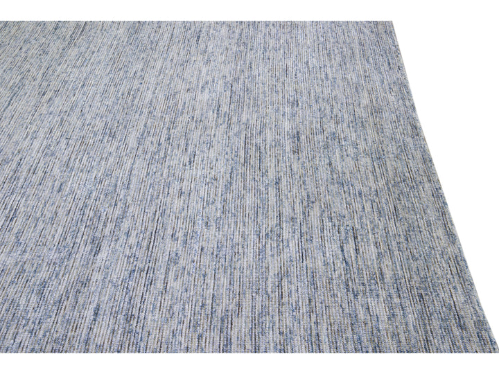 Modern Bamboo & Silk Groove Rug 12 X 15