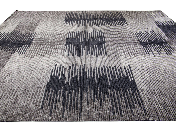 Modern Moroccan Wool Rug 10 X 14