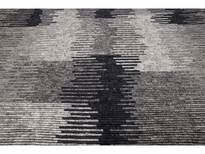 Modern Moroccan Wool Rug 10 X 14