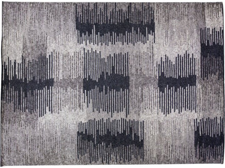 Modern Moroccan Wool Rug 10 X 14