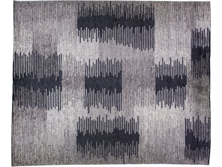 Modern Moroccan Wool Rug 12 X 15