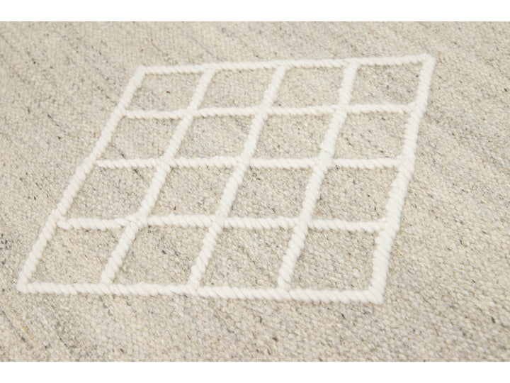 Modern Kilim Wool Rug 12 X 15