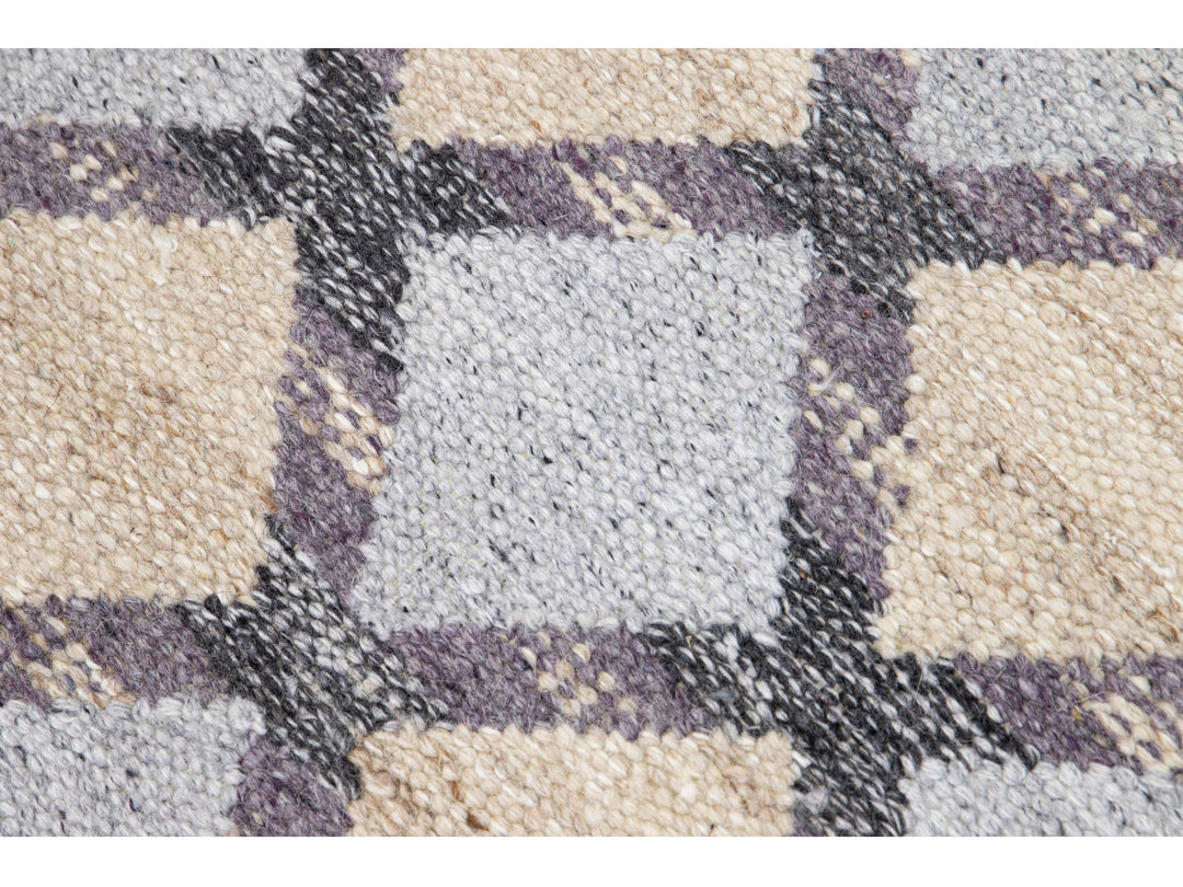 Modern Scandinavian Style Wool Runner 3 X 25