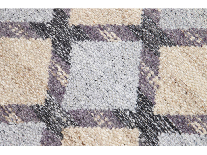 Modern Scandinavian Style Wool Runner 3 X 25