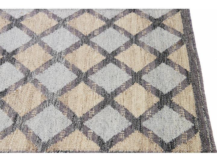 Modern Scandinavian Style Wool Runner 3 X 25