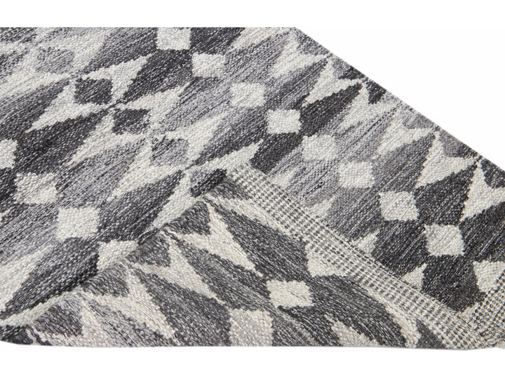 Modern Swedish Style Wool Runner 3 X 22
