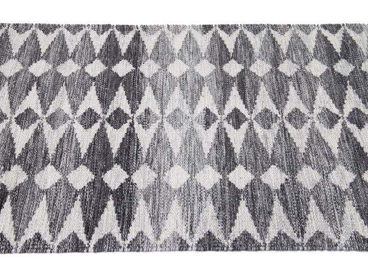 Modern Swedish Style Wool Runner 3 X 22