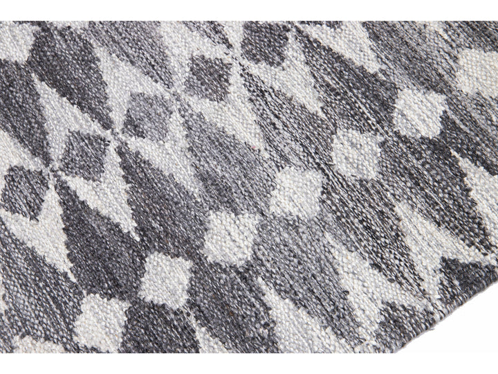 Modern Swedish Style Wool Runner 3 X 22