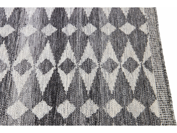 Modern Swedish Style Wool Runner 3 X 22