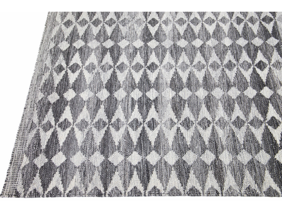 Modern Swedish Wool Rug 12 X 15