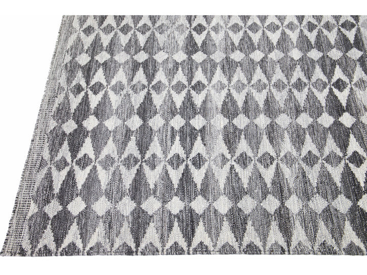 Modern Swedish Wool Rug 12 X 15