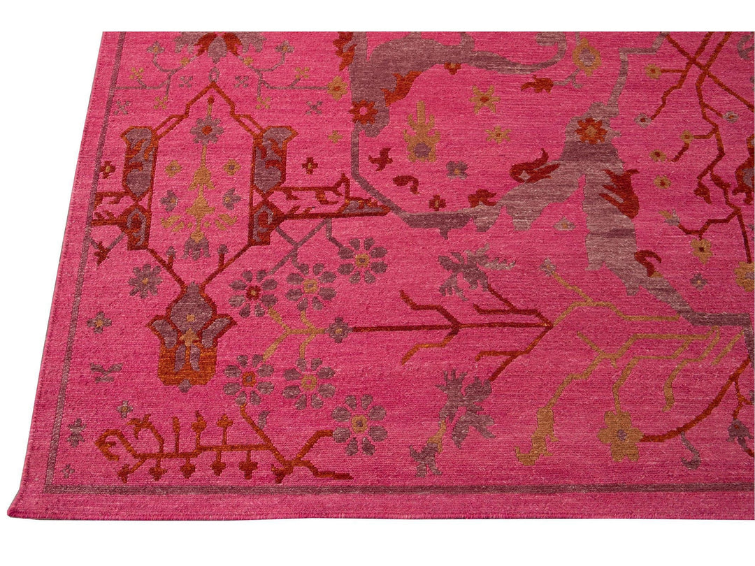 21st Century Modern Soumak-Style Wool Rug
