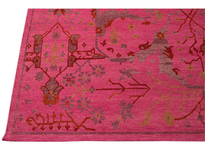 21st Century Modern Soumak-Style Wool Rug