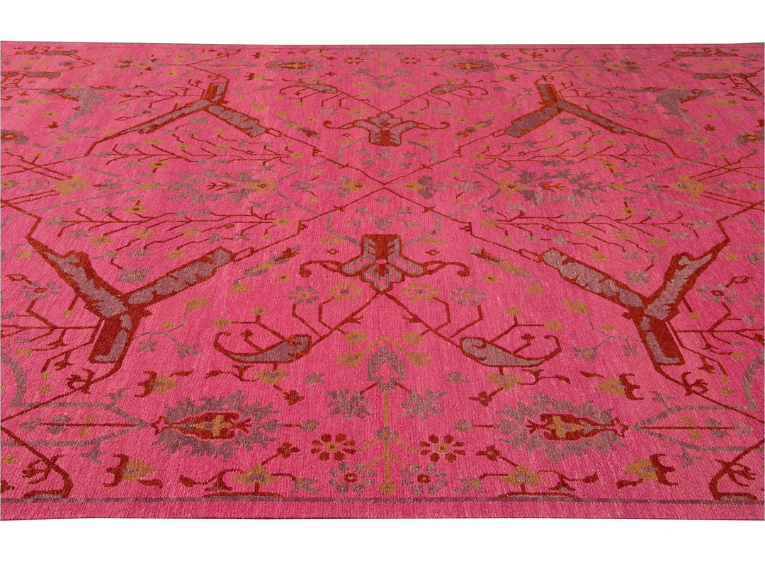 21st Century Modern Soumak-Style Wool Rug