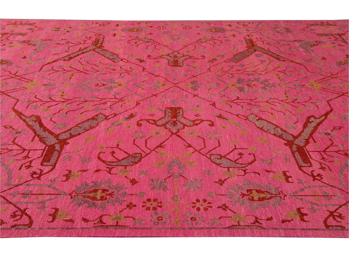 21st Century Modern Soumak-Style Wool Rug