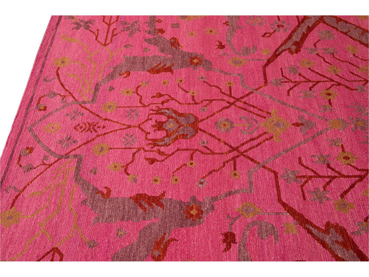 21st Century Modern Soumak-Style Wool Rug