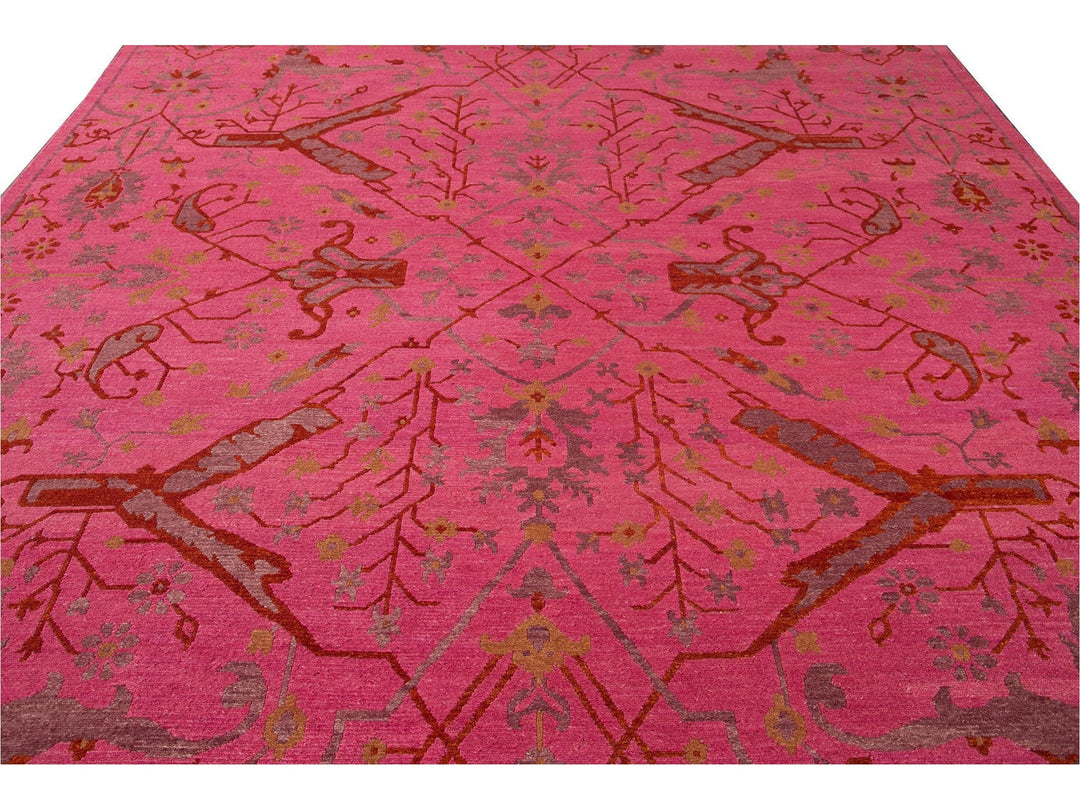 21st Century Modern Soumak-Style Wool Rug