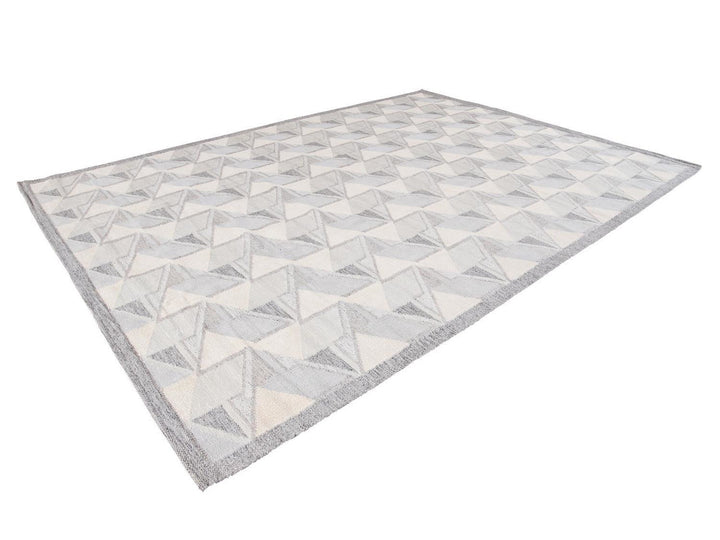 Modern Swedish Wool Rug 10 X 14
