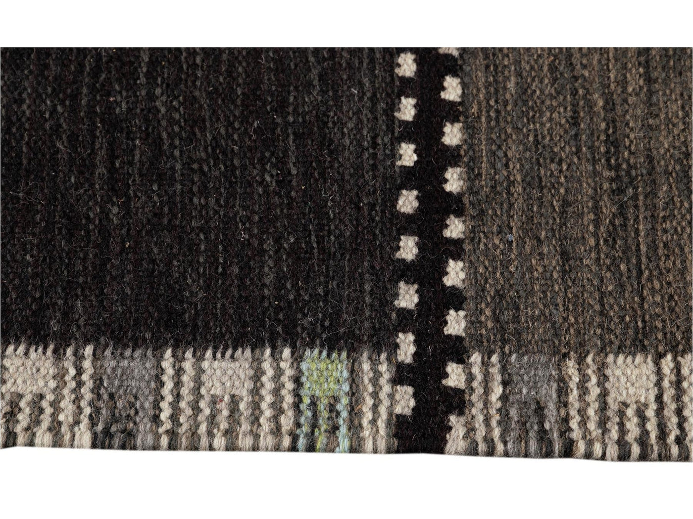 Modern Scandinavian-Style Flatweave Rug, 8x10