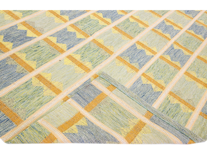 Modern Scandinavian Wool Rug 12 X 15