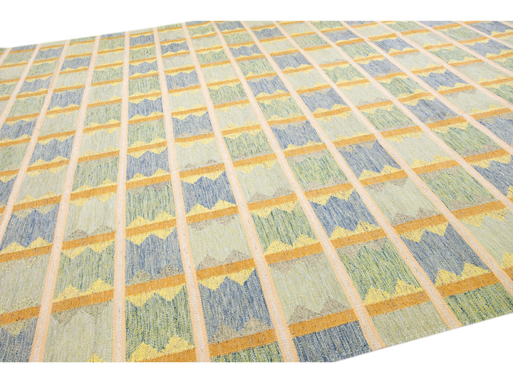 Modern Scandinavian Wool Rug 12 X 15