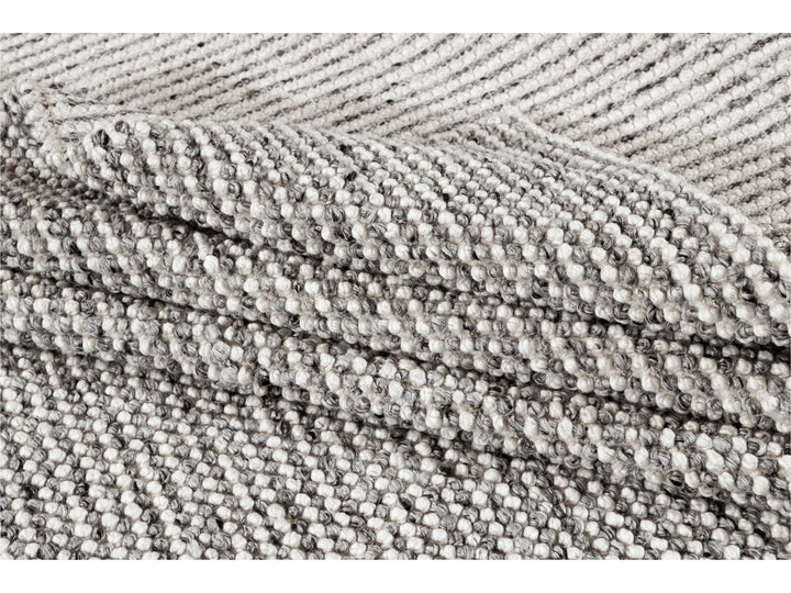 Modern Handwoven Texture Wool Rug 8 X 10