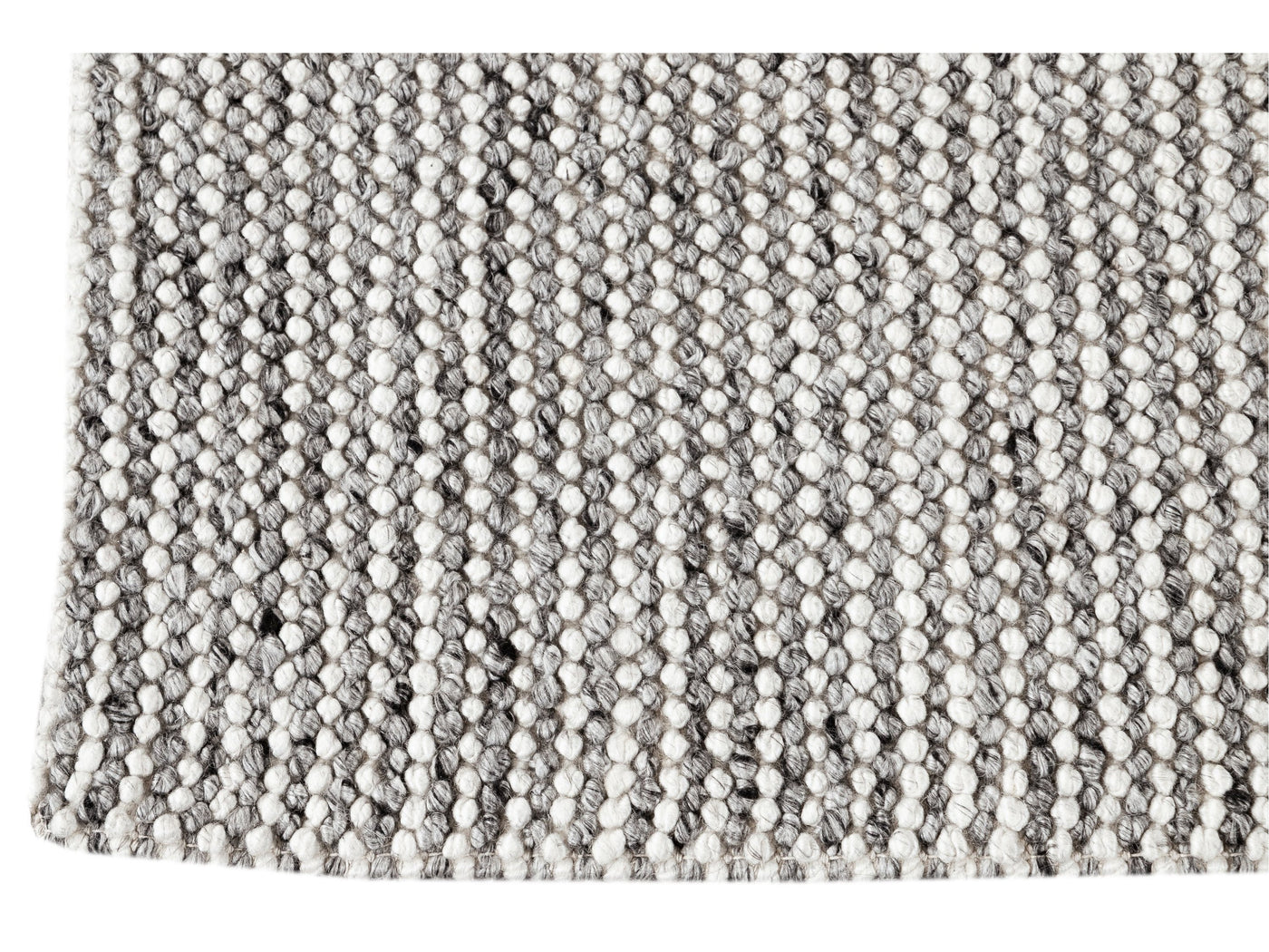 Modern Handwoven Texture Wool Rug 8 X 10