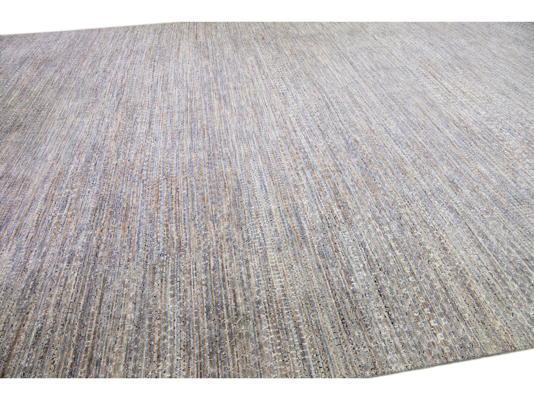 Modern Savannah Wool Rug 14 X 24