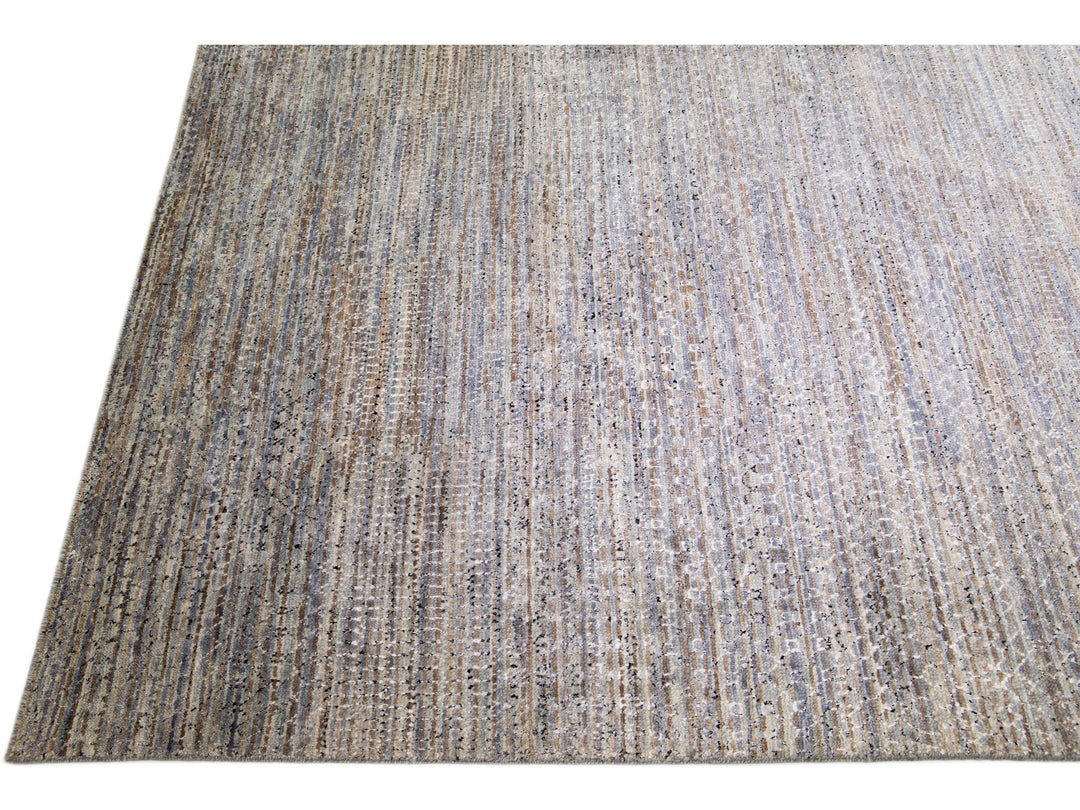 Modern Savannah Wool Rug 14 X 24