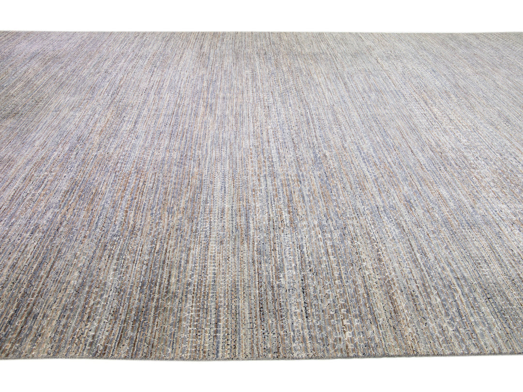 Modern Savannah Wool Rug 14 X 24