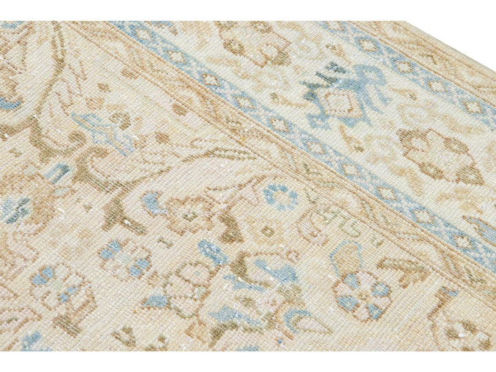 Antique Mahal Wool Rug 9 X 13