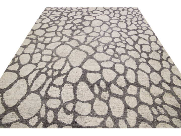 Modern Moroccan Wool Rug 8 X 10