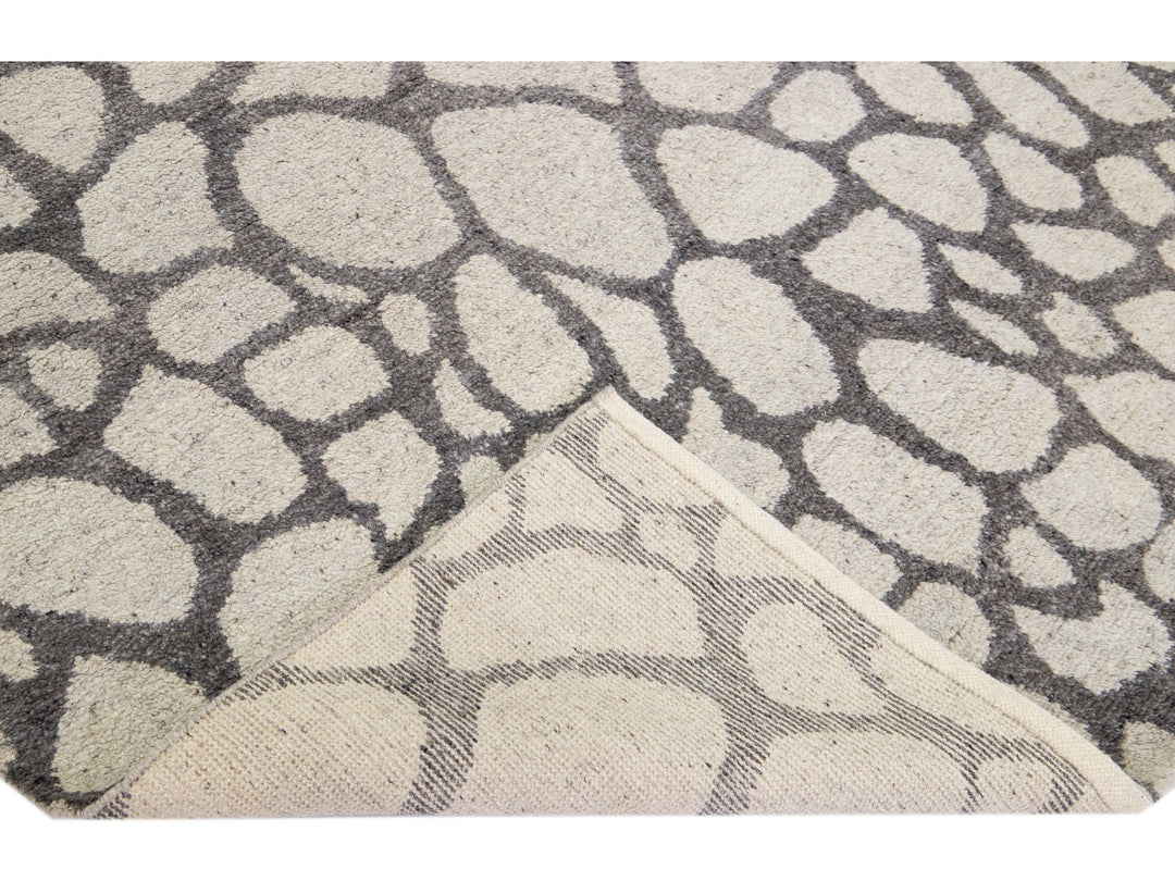Modern Moroccan Wool Rug 8 X 10