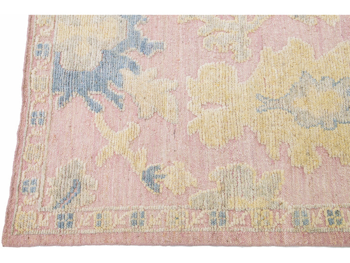 Modern Oushak Wool Rug 13 X 15