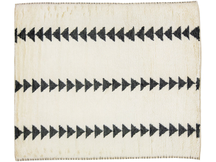 Modern Moroccan Wool Rug 8 X 10