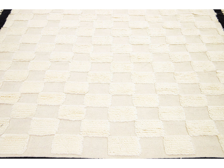 Modern Moroccan Wool Rug 8 X 10