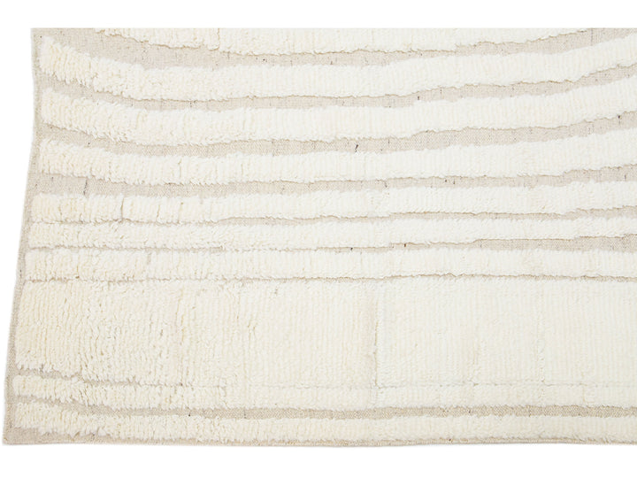 Modern Moroccan Wool Rug 8 X 10