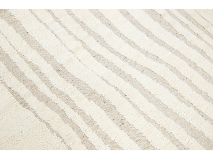 Modern Moroccan Wool Rug 8 X 10