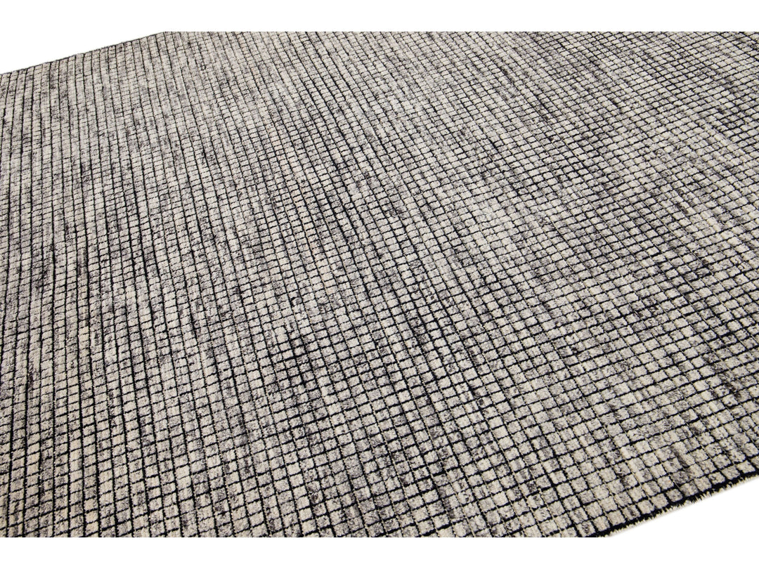 Modern Moroccan Wool Rug 8 X 10