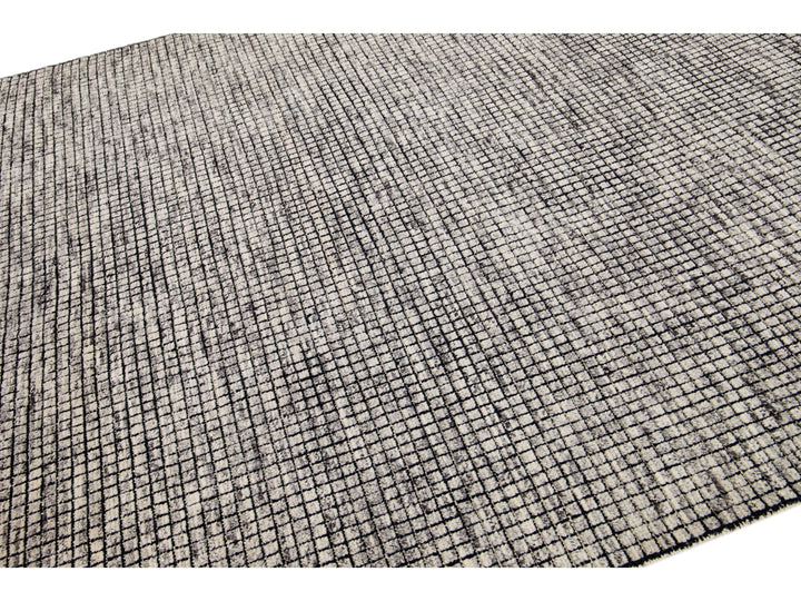 Modern Moroccan Wool Rug 8 X 10