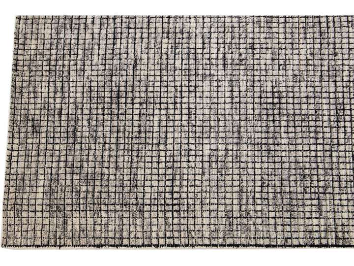 Modern Moroccan Wool Rug 8 X 10