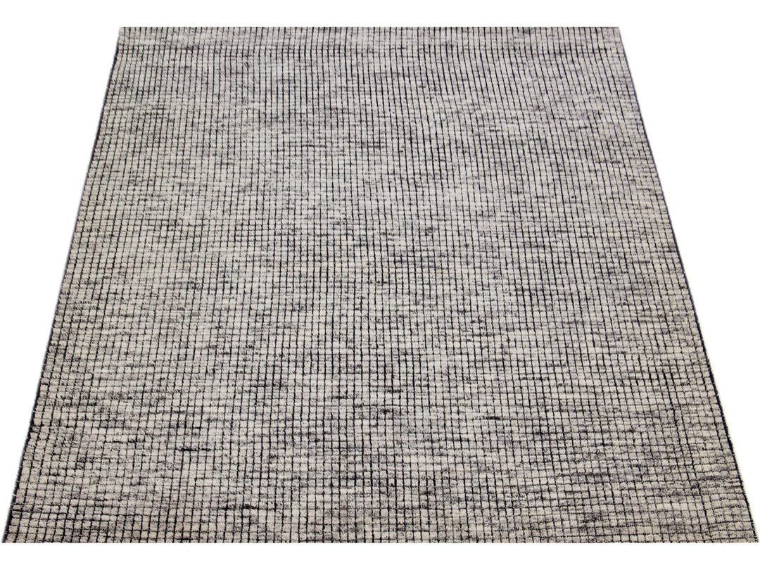 Modern Moroccan Wool Rug 8 X 10