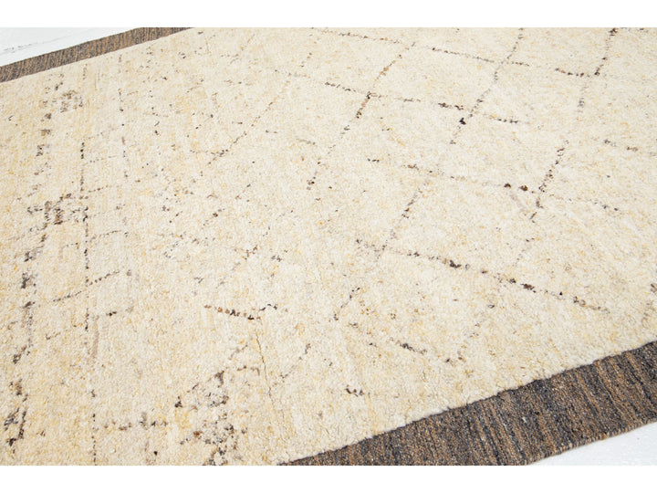 Modern Moroccan Wool Rug 8 X 10