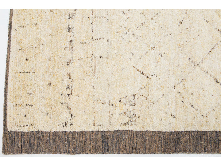 Modern Moroccan Wool Rug 8 X 10