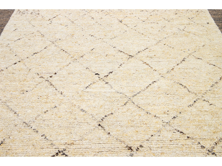 Modern Moroccan Wool Rug 8 X 10