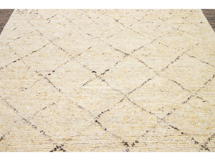 Modern Moroccan Wool Rug 8 X 10