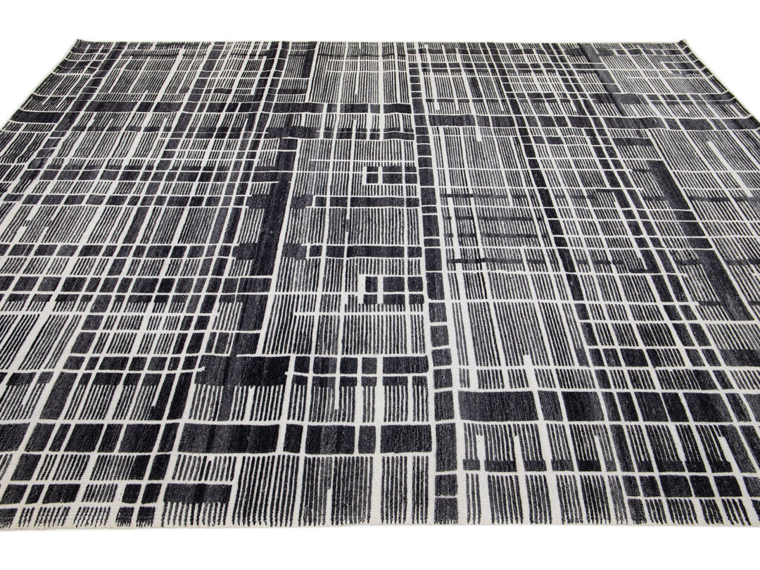 Modern Moroccan Wool Rug 8 X 10