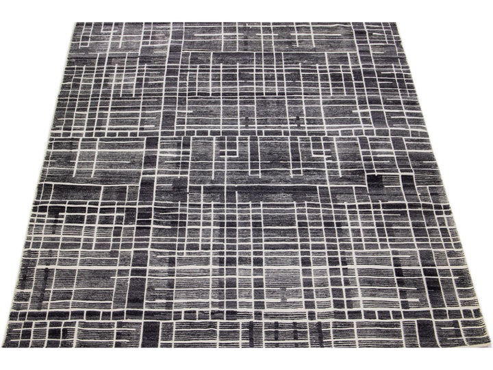 Modern Moroccan Wool Rug 8 X 10