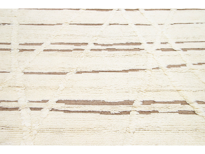 Modern Moroccan Wool Rug 8 X 10